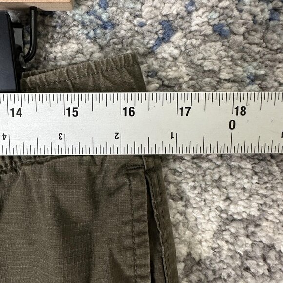 Vuori‎ Ripstop Pants Mens Olive Green Drawstring Tapered Jogger Zip Pocket V412 - Picture 2 of 9